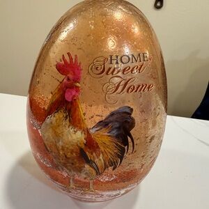 Rustic Rooster Home Art Decor